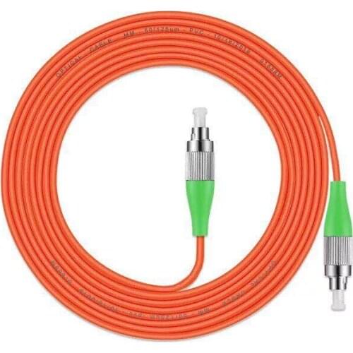 5PCS/lot FC/APC-FC/APC Fiber Optic Patch Cord MultiMode Optical Cable MM Multimode Duplex Fiber Optic Jumper Patch Cord FTTH