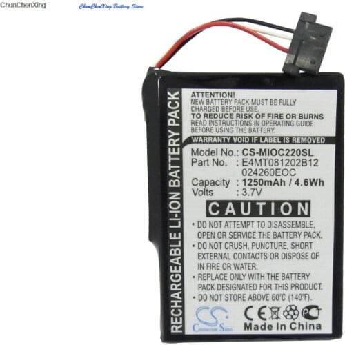 Cameron Sino 1250mAh Battery BPLP1200 11-B0001MX for CLARION MAP 770, MAP770, MAP780,For Pioneer AVIC-S1