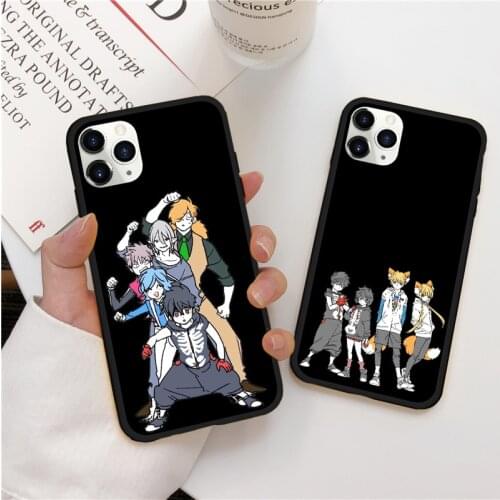 Monsuta Inshidento Japan Animation Phone Case for iPhone 11 12 Mini Pro X XS XR Max 6 6S 7 8 Plus SE 2020 Soft TPU Back Cover