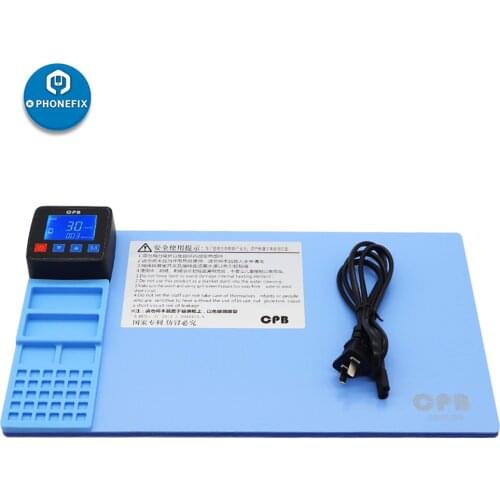 CPB Mobile Phone LCD Screen Separator Machine Repair Kits Refurbish Tool Efficient Remover Heating Pad Rubber Mat for iPad