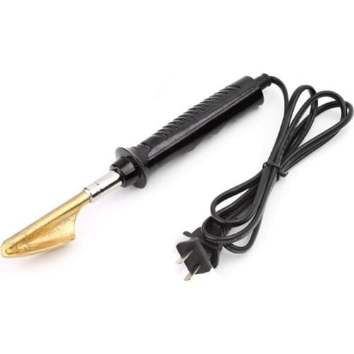 Electric Soldering Iron 150V-250V 50W Flat Tip With Plastic Handle Mini iron handle For Leather or Car Bumper Repair