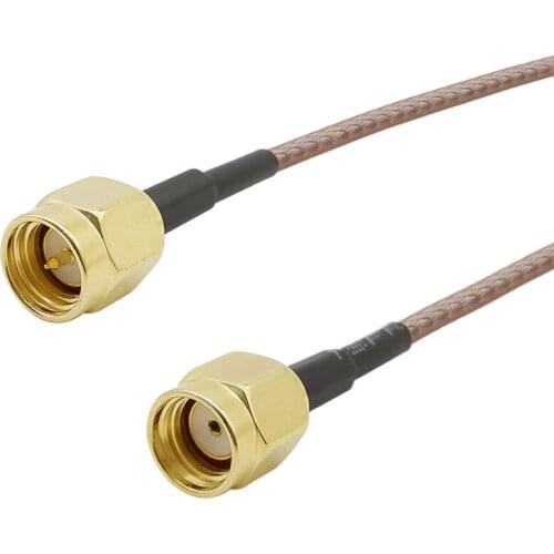 Cable SMA male plug to RP-SMA male Jack Straight RG316 RF Jumper pigtail 4inch 10CM RPSMA Cable Connector