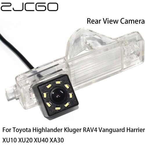 ZJCGO Car Rear View Reverse Back Up Parking Night Vision Camera for Toyota Highlander Kluger RAV4 Vanguard Harrier XU10 XU20