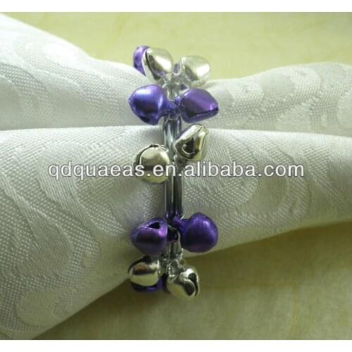 Jingel bell napkin ring for wedding