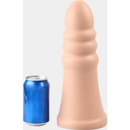 The Latest Super Large Male And Female Masturbation Device Soft Dildo Penis Anal Plug Massage Dilator Butt Plug Prostate Sex Toy