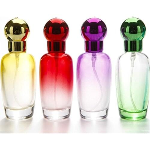 20ML New Pearl Color Perfume Spray Bottle Glass Empty Color Spray Bottle 100PCS/LOT