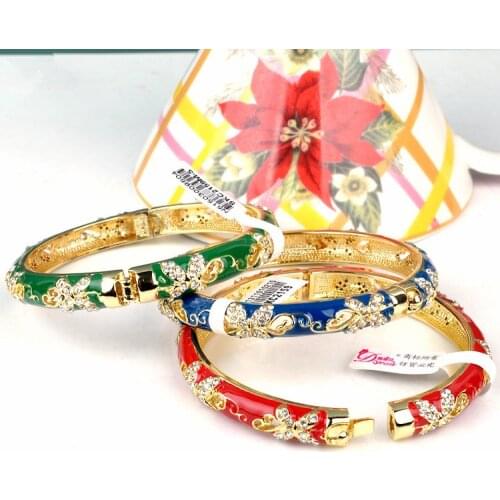 Cloisonne Bracelet Female Ethnic Bracelet Vintage Fashion Jewelry Birthday Gift for 1pcs