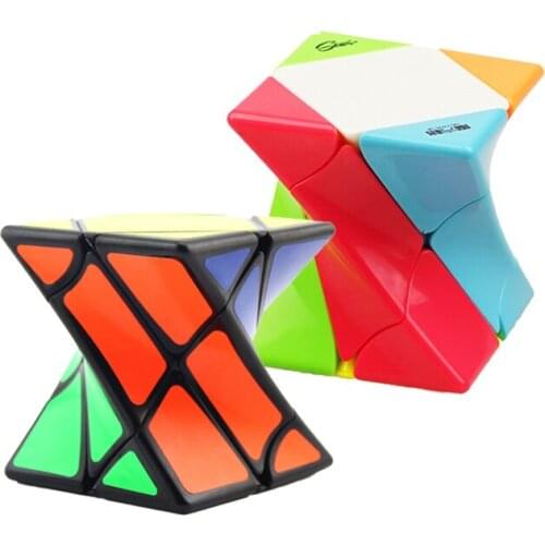 Qiyi 3x3 Torsion Twist magic cube MoFangGe axis skew magic puzzle cube 3x3x3 Intelligence Twisted Educational Cool Toys