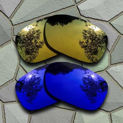 Yellow Golden&Violet Blue Sunglasses Polarized Replacement Lenses for Oakley Twoface