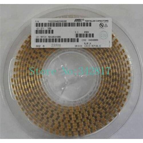 TAJB105K035RNJ CAP TANT 1UF 35V 10% 1210 Tantalum Capacitors Size B 100pcs