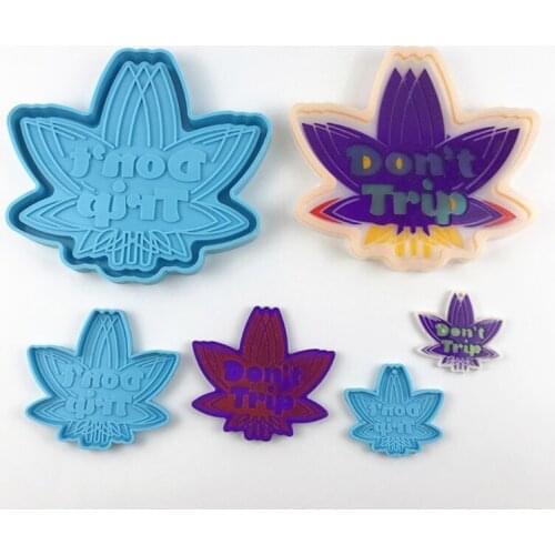 Maple Leaf Coaster Epoxy Resin Mold Keychain Silicone Mould DIY Crafts Storage Box Mold Home Decorations Casting Tool