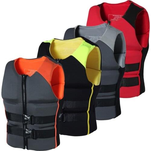 Water Sports Life Jacket Life-Saving Clothes Buoyancy Vest Motorboat Fishing Surfing Anti-Collision Clothing Swim Vest Neoprene