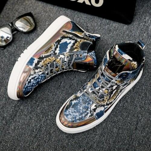 Hightop Shoes Fashionable Sports Shoes Mens Causal Boots Casual Man Fashion Men Stylish For Mens High Sneakers Top