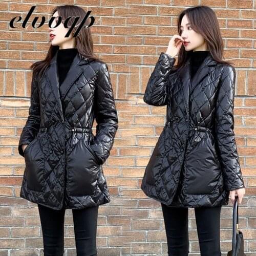 High Quality Winter Long Ultra Light 90% Duck Down Jacket Women Coat Female Plus Size Warm Down Parka For Women Clothes 2020