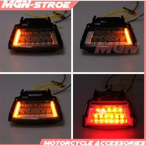 High Quality Motorcycle LED Rear Turn Signal Tail Stop Light Lamp Integrated For Ninja ZX10R 2011 2012 2013 2014 2015