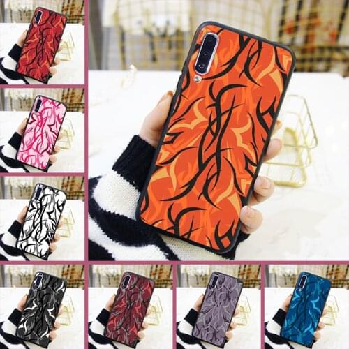 Back Cover For Samsung Galaxy A10 A20 A30 A40 Black Camo Pink Art Red Phone Case Silicone For Samsung Galaxy A80 A70 A60 A50