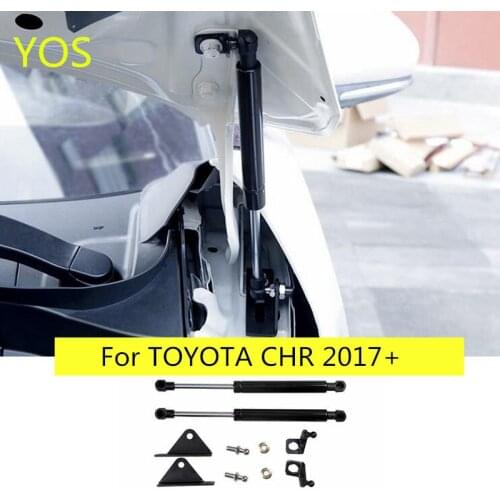 1 Set Front Hood Gas Strut Damper Lift Strut Support Rod Hydraulic Hood Jackstay For TOYOTA CHR C-HR 2017 2018 Car Accessories