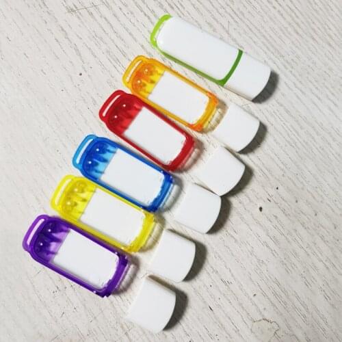 100 Pieces No logo ABS plastic USB Shell With hat they suitable for general PCBA board It is no memory chip Middle is colored