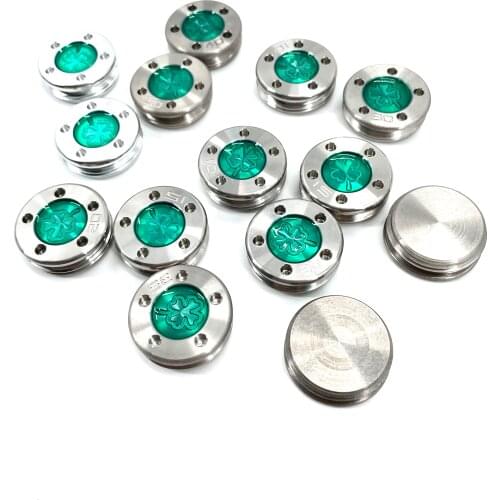 2pcs, 5g/10g/15g/20g/25g/30g/35g/40g Green Lucky Four-Leaf Shamrock Clover Weights for Titleist Scotty Cameron Putters
