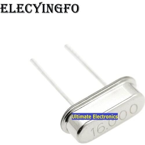 40pcs Passive crystal HC-49S 16MHZ 16M Crystalline DIP 2feet
