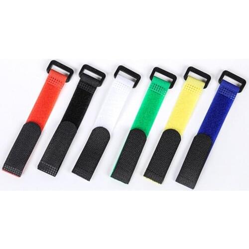 5pcs Adhesive tape binding tape Velcros reverse buckle tape Velcros strap with buckle Loop Strap Cord Ties