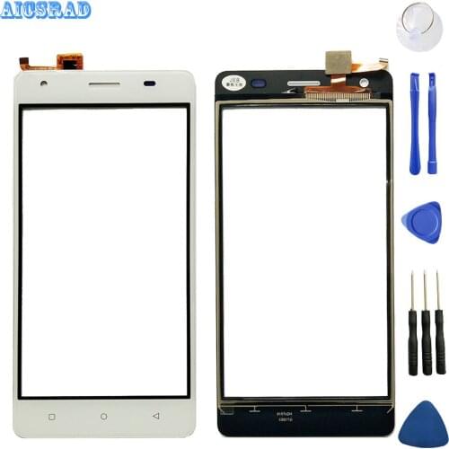 AICSRAD 1PC/Lot High Quality 5.0Inch For Oukitel C5 Pro Touch Screen Digitizer Touch Panel Lens Glass With Tools Balck White