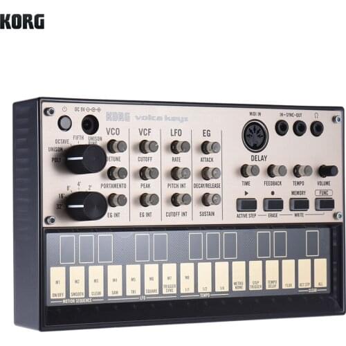 KORG VOLCA KEYS Analog Synthesizer Synth Built-in Delay Effect Loop Sequencer with MIDI In 3.5mm Sync In/ Out Headphone Jacks