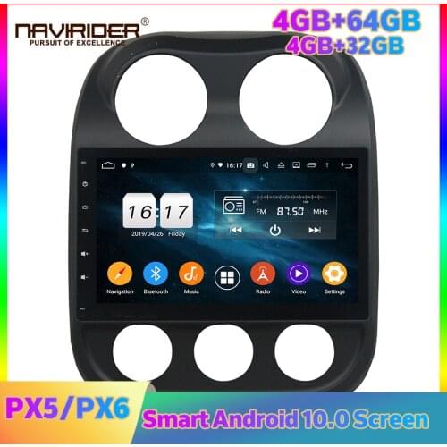PX5 PX6 Car Radio Stereo Android Player For JEEP Compass 2014 2015 Carplay Head Unit Auto Multimedia GPS Navigation Autoradio