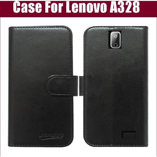 Lenovo A328 Case Dedicated Luxury Flip Leather Phone Case Cover For Lenovo A328 Case With Card Holder Six Colors In Stock