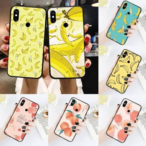 Watermelon banana peach Phone Case For Xiaomi Redmi note 4 4X 8T 9 9s 10 K20 K30 cc9 9t pro lite max