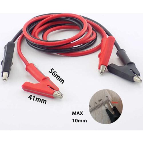 Dual Head Wire Jumper Alligator Clips Crocodile Cable Clip Leads Alligator Double-ended Test Electrical DIY Testing
