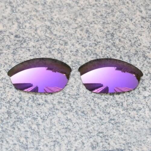 E.O.S Polarized Enhanced Replacement Lenses for Oakley Half Jacket Sunglasses - Violet Purple Polarized Mirror
