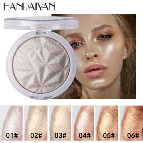 Makeup Highlighter Face Brighten Glitter Palette Glow Makeup Shimmer Highlighter Contour Repair Bronzer Powder Contour Palette