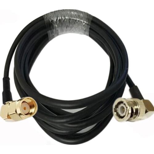 RG58 RP-SMA Male Right Angle to BNC Male RA connector Coaxial Cable RF Adapter 50-3 Cable 50ohm 10m 5m 1m 20m