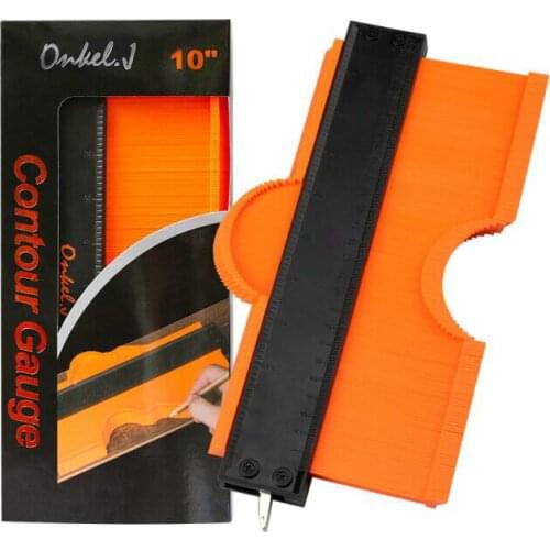 Wider lock contour gauge contour replicator tool wood alloy edge shape ruler