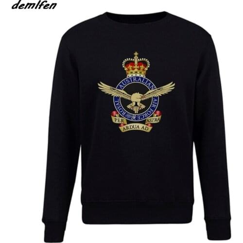 Hot Sale Fashion Rising Sun Australian Army Australian Air Force hoodie Men pullover Fleece Coat Sweatshirt Harajuku