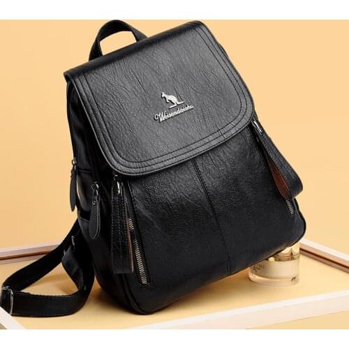 2021 New Women Backpack Leather Backpacks Female Designer Backpack For Girls School Bag High Quality Travel Bagpack Ladies