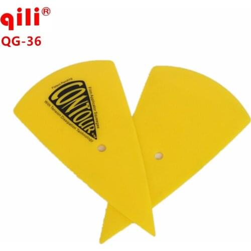 QG-36 200pcs Triangle Car Squeegee Vinyl Film Sticker Wrapping Tool Window Glass Clean Squeegee Scraper Vehicles Decal Tools
