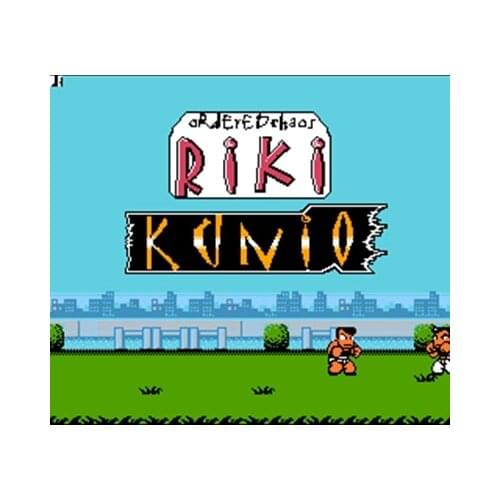 Riki Kunio Region Free 60 Pin 8Bit Game Card For Subor Game Players