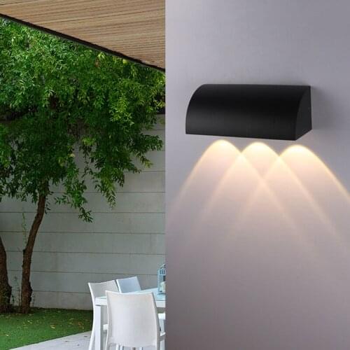 Modern Waterproof Outdoor 3W LED Wall lamp IP65 Aluminum Wall Light Garden Porch light Sconce Indoor/Outdoor Decoration Light