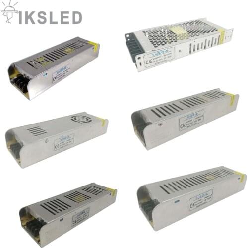 Slender adapter DC12V 5A 10A 12.5A 15A 20A 30A High-power Switch Power Supply Monitor Driver Adapter Transformer quiet concealed