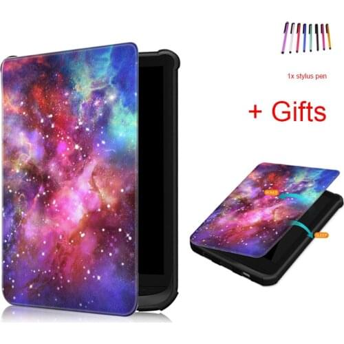 Ultra Slim magnetic PU Leather Folding cover case For pocketbook 627/616/632 case for PocketBook Touch Lux 4/Basic Lux 2 case