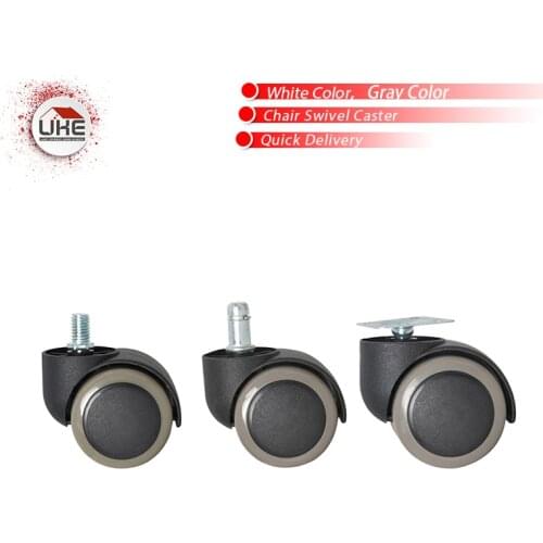 UKE 5pcs/lot Universal Mute Wheel 2" Replacement Office Chair Swivel Caster Roller Wheels Furniture Hardware Wheelchair Castors