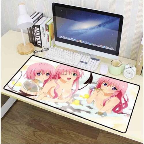 XGZ Animation Mouse Pad Cute Sexy Girl Large Mouse Pad Computer Notebook Office Keyboard Game Console Accessories Desks Mousepad