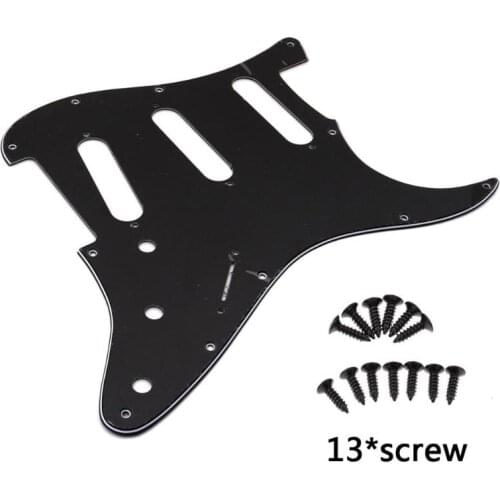 Hot Sale Electric Guitar Pickguard Portable 3 Layer Scratch Plate Electric Guitar Pickguard ST Guitar Protect Pick Guard