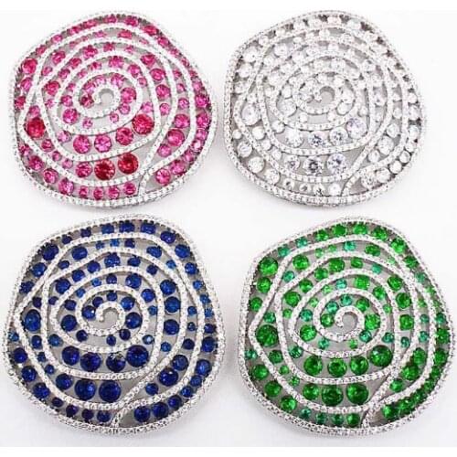 40mm Womens High Qualit bow CZ-inlaid Pearl Bracelet Buckle, necklace buckle, sweater chain connection buckle