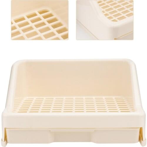 1PC Pet Bunny Drawer Toilet Anti-tipping Rabbit Shit Basin Rabbit Cage Accessory
