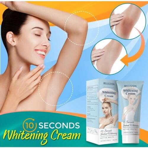 10 Seconds Instant Whitening Cream Underarm Armpit Whitening Cream Legs Knees Private Parts Body Bleaching Cream