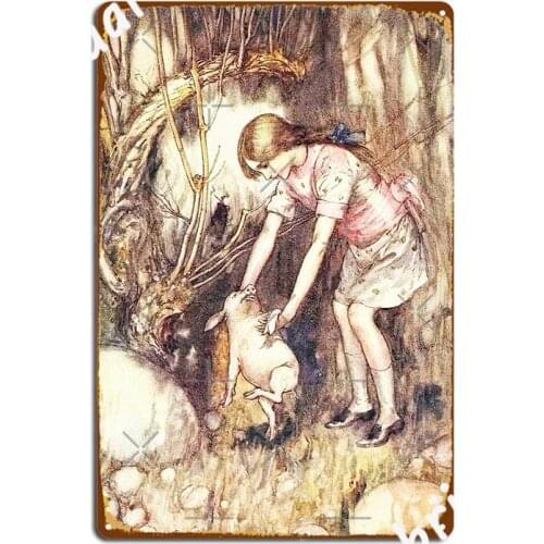 Alice Metal Sign Plaques Wall Vintage Pub Tin Sign Poster