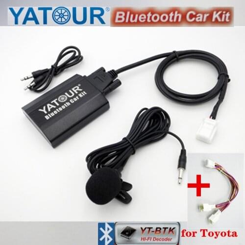 Yatour Car audio Bluetooth Kit for Toyota Lexus Scion 2003-2013 6+6PIN radios with Navigation System MP3 Player Avensis Corolla